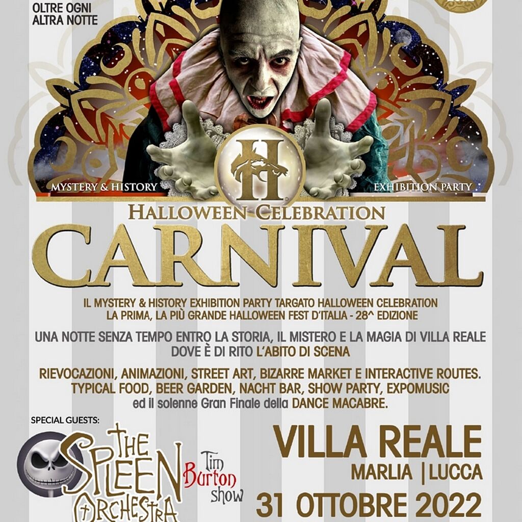 Locandina Halloween Celebration Cernival