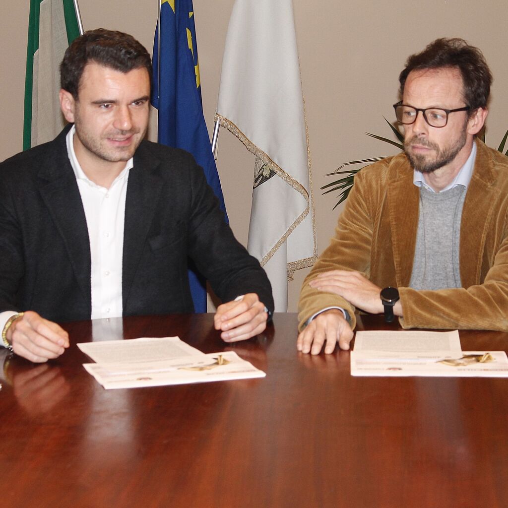 L'assessore Giordano Del Chiaro e il presidente di Ascit Ugo Salvoni