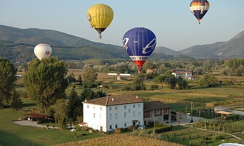 Mongolfiere in volo