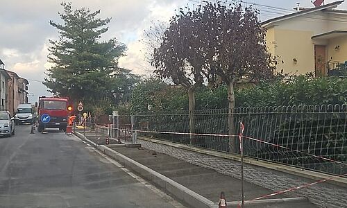 Lavori in via di Carraia