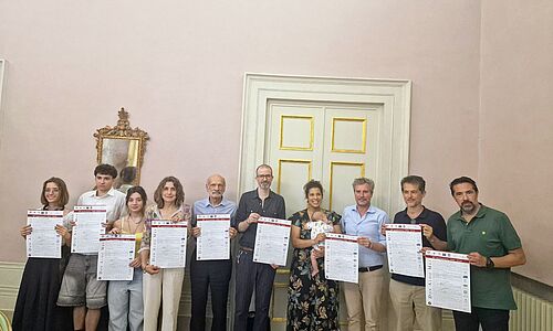 La conferenza stampa a Palazzo Ducale