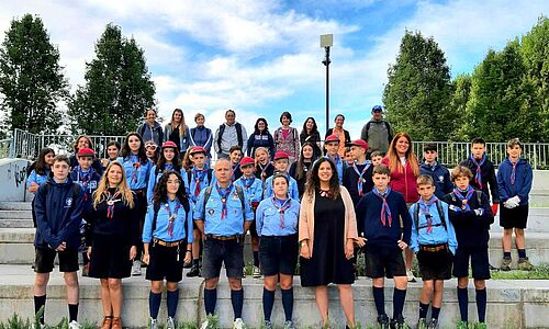 Il gruppo scout Agesci Capannori 1 al Bioparco di Capannori 