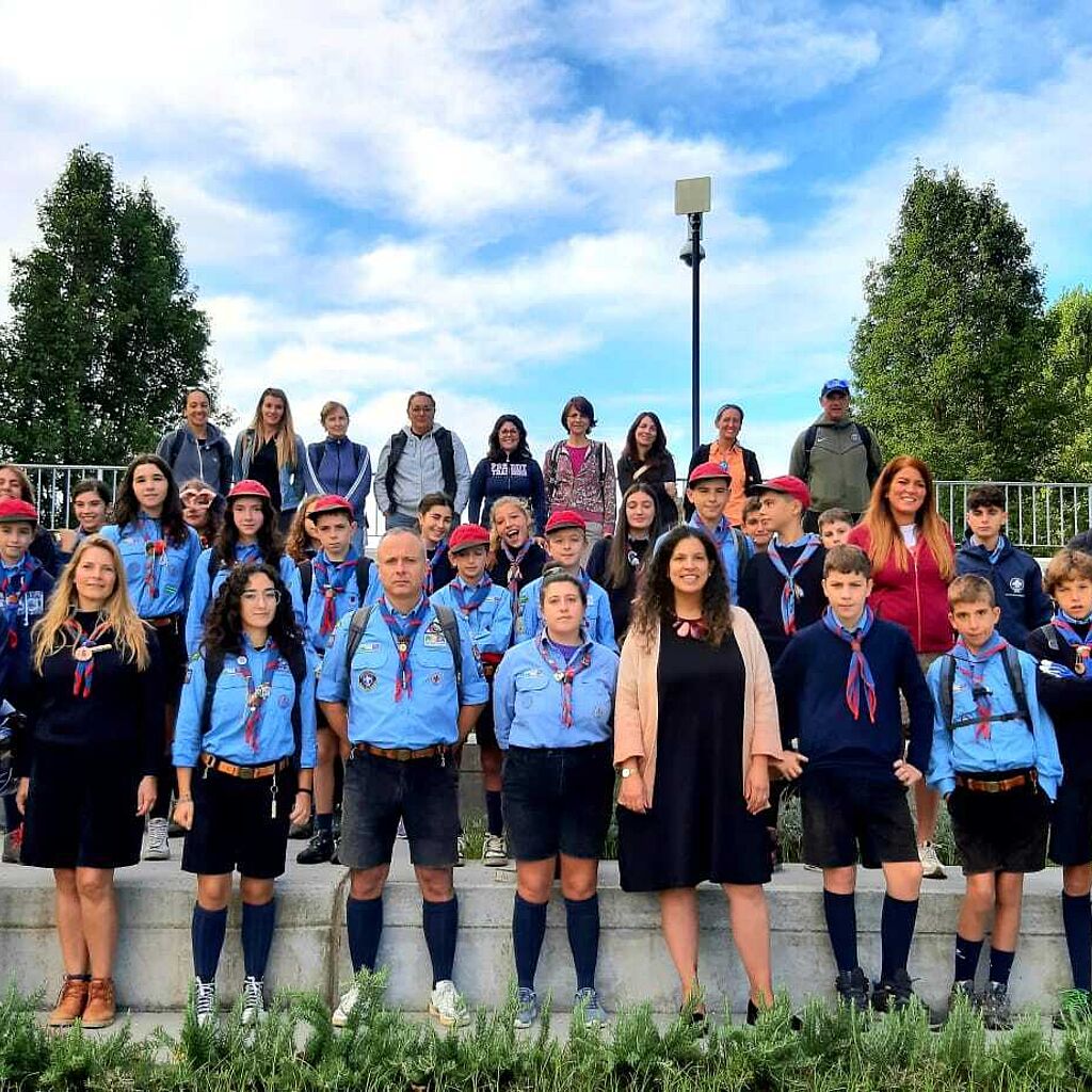 Il gruppo scout Agesci Capannori 1 al Bioparco di Capannori 