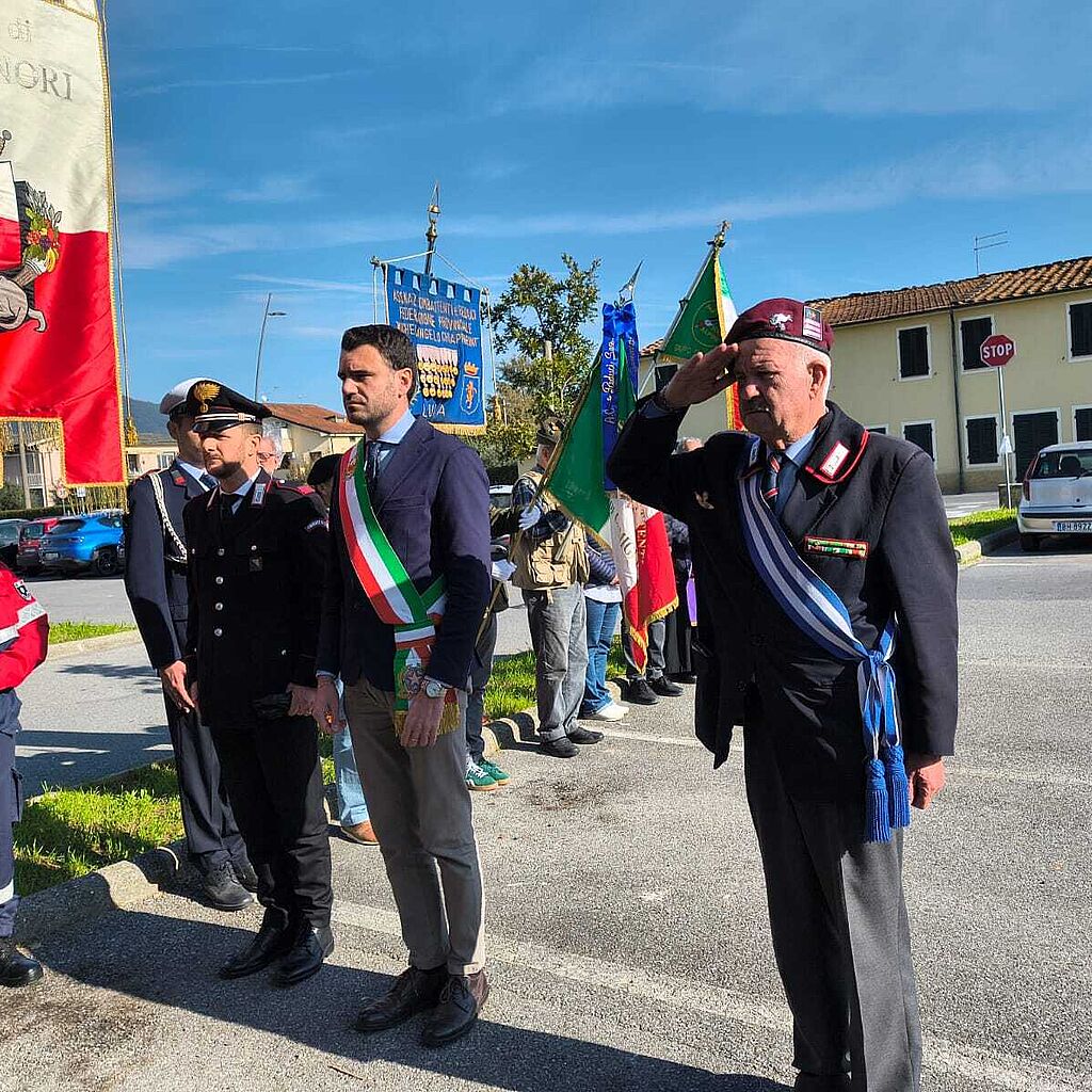 Un momento della commemorazione